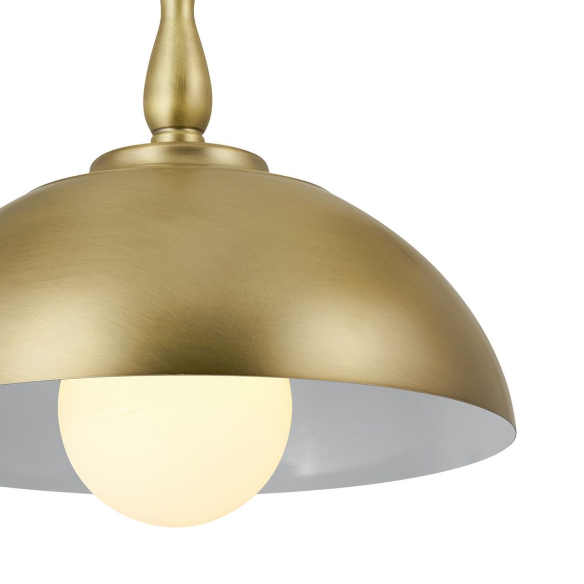Fira 14 in. Pendant Light Natural Brass finish - Bees Lighting