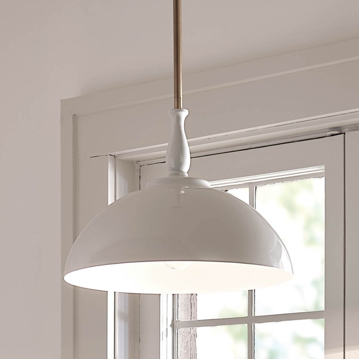 Fira 14 in. Pendant Light White finish - Bees Lighting