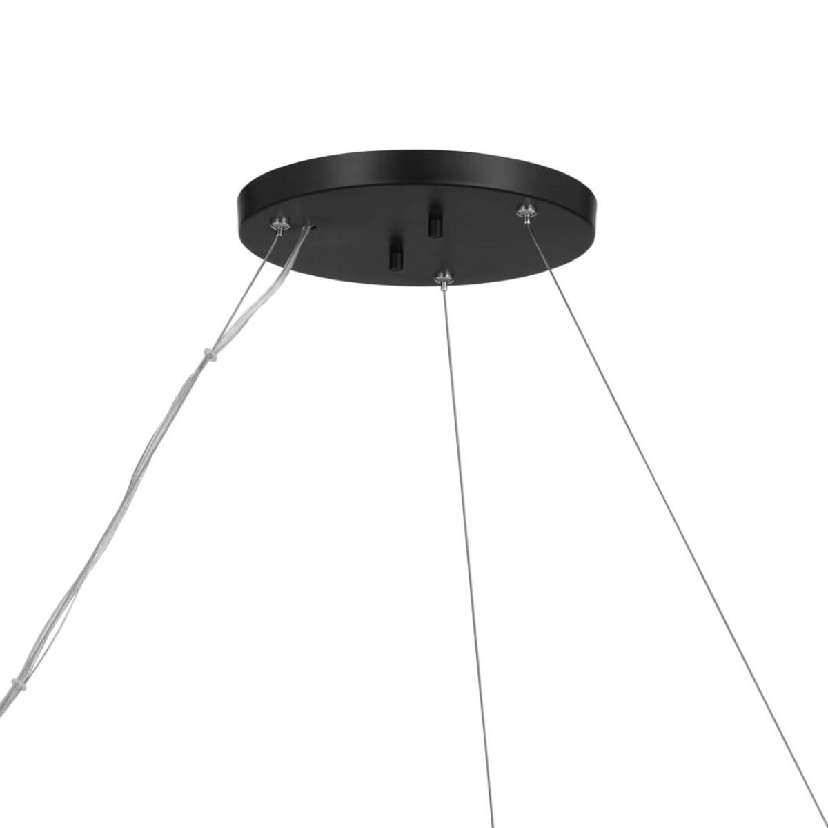 Rosalind 33 in. 6 Lights Chandelier Black finish - Bees Lighting