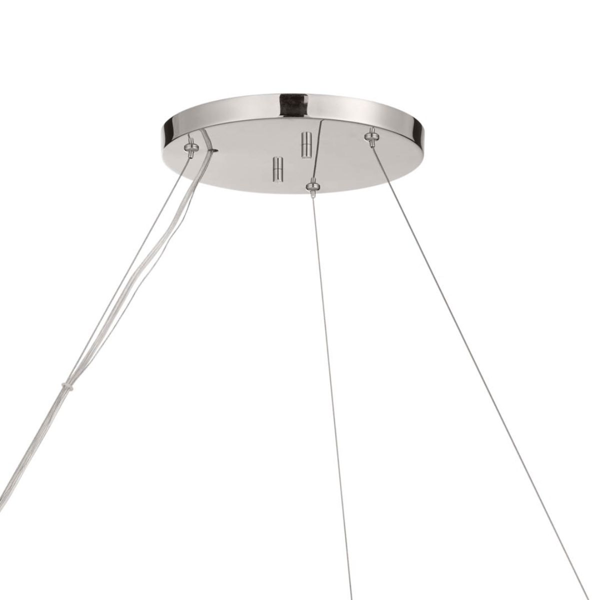 Rosalind 33 in. 6 Lights Chandelier Polished Nickel finish - Bees Lighting