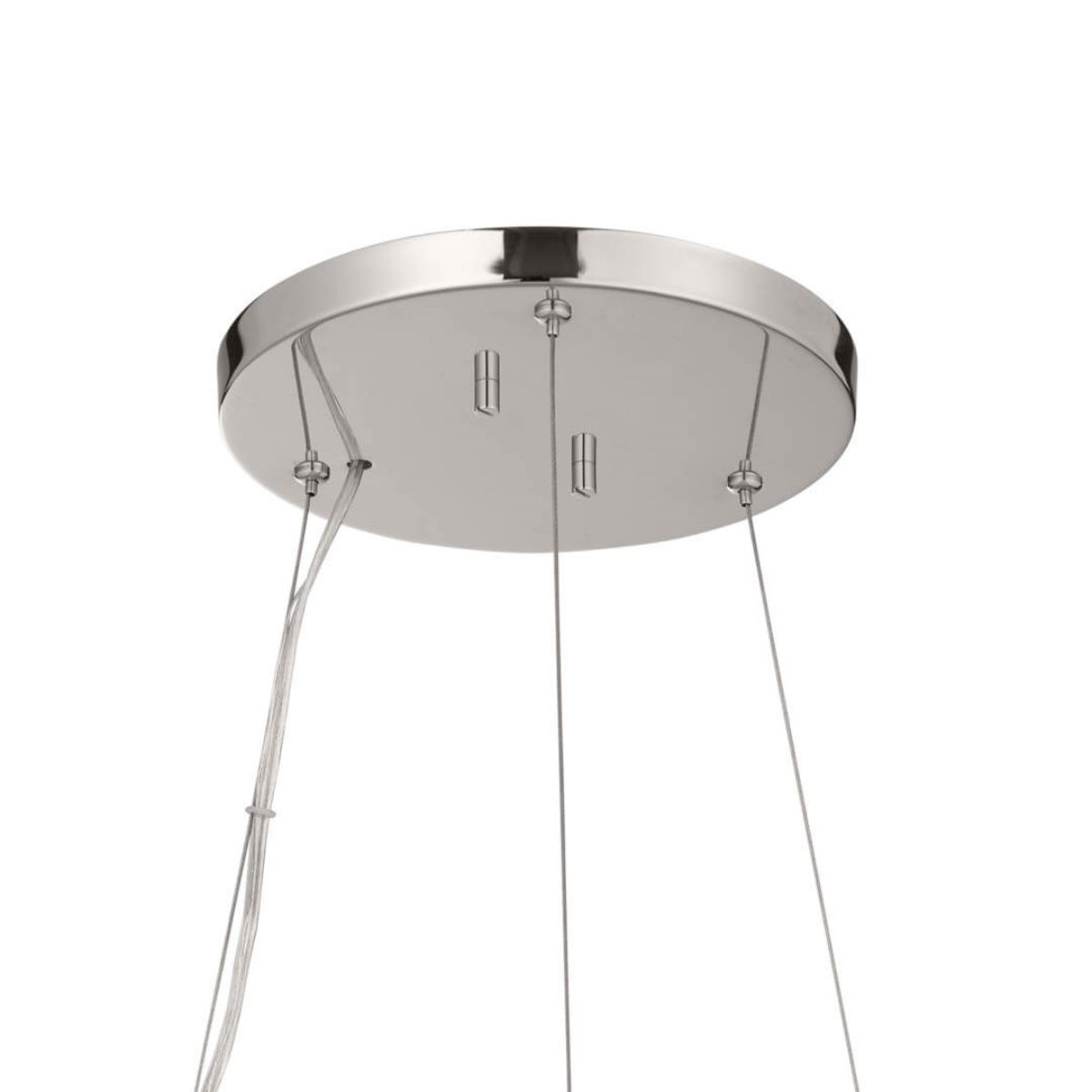 Rosalind 20 in. 3 Lights Chandelier Polished Nickel finish - Bees Lighting