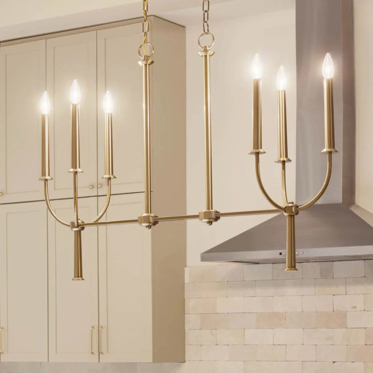 Florence 40" 6 Lights Chandelier - Bees Lighting