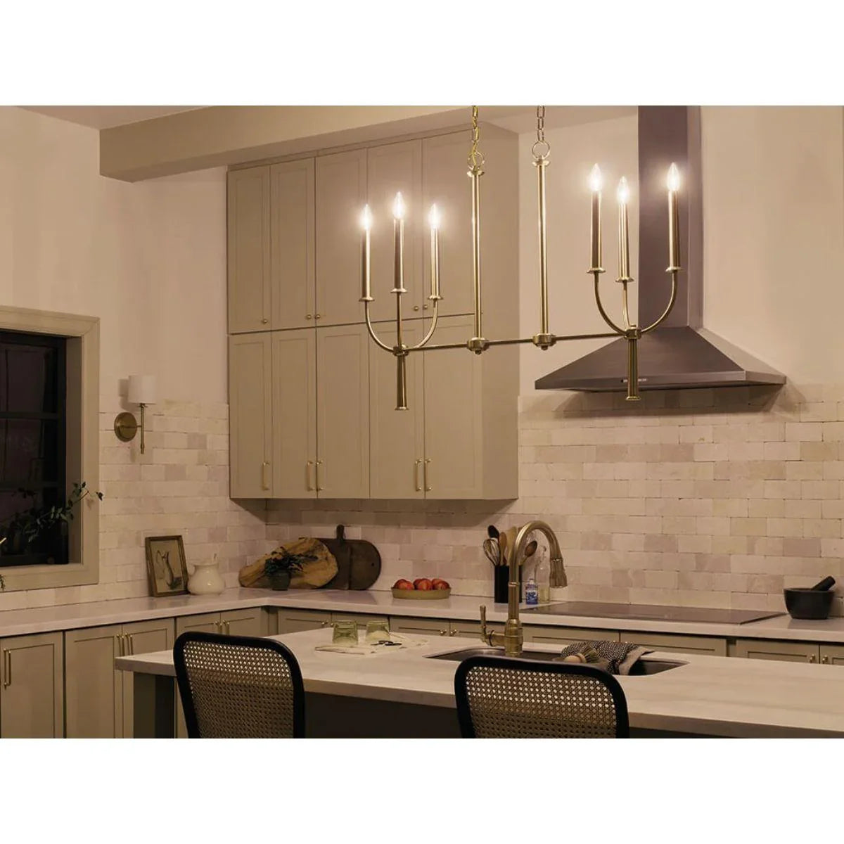 Florence 40" 6 Lights Chandelier - Bees Lighting