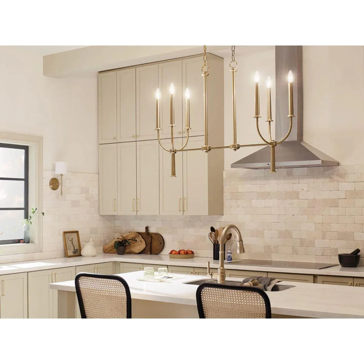 Florence 40" 6 Lights Chandelier - Bees Lighting