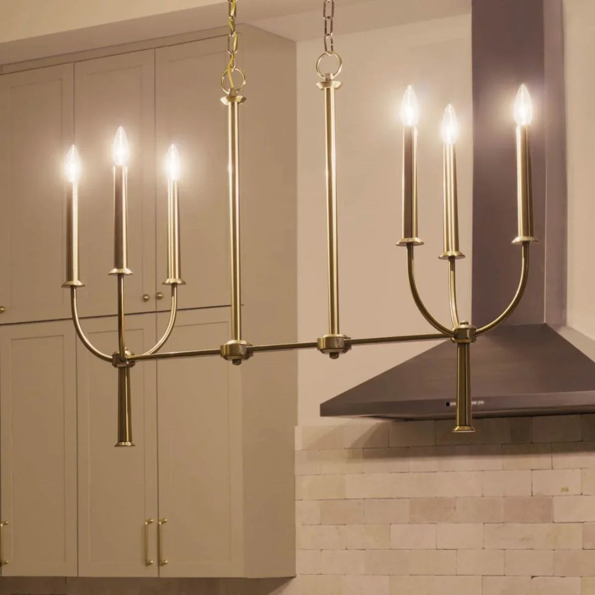 Florence 40" 6 Lights Chandelier - Bees Lighting
