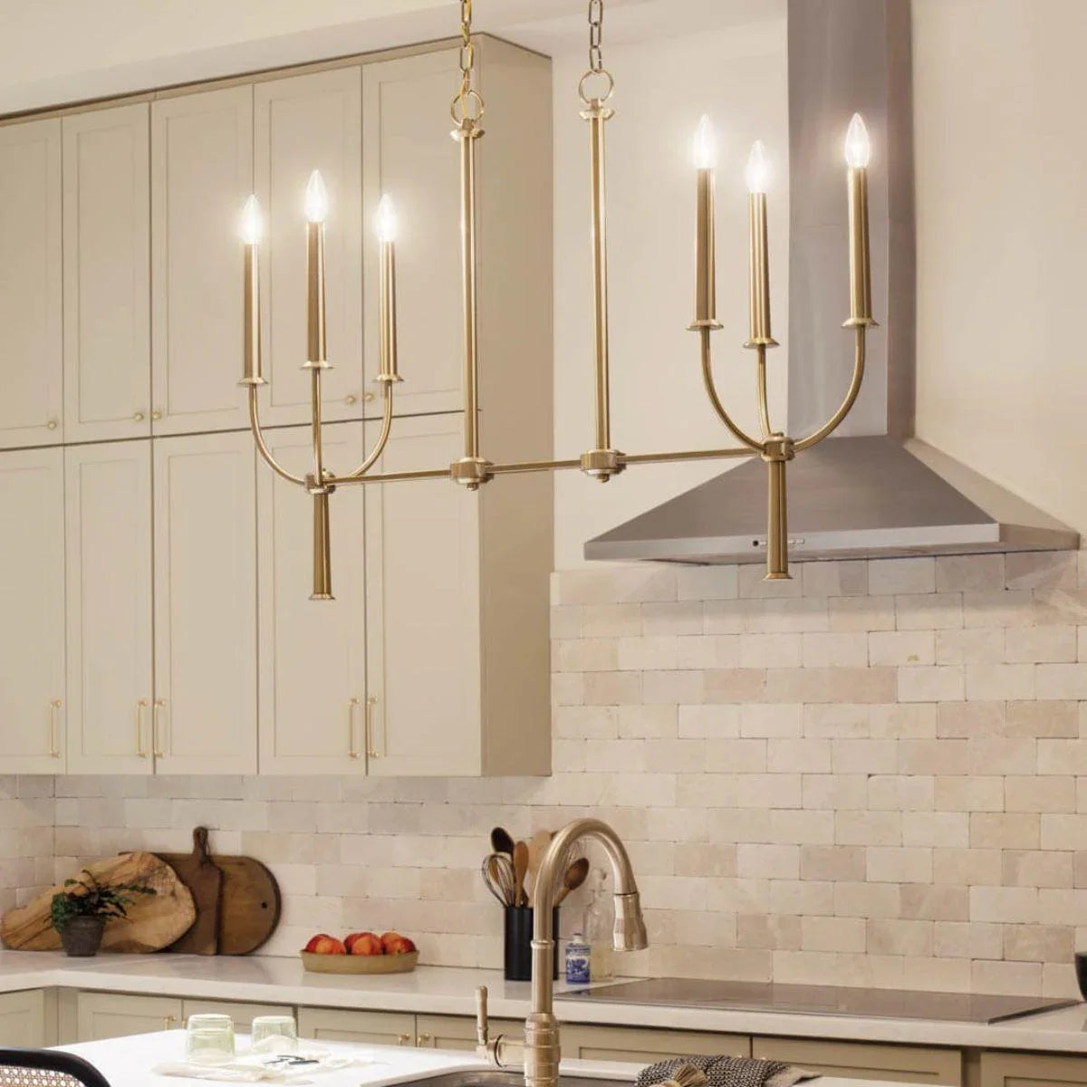 Florence 40" 6 Lights Chandelier - Bees Lighting