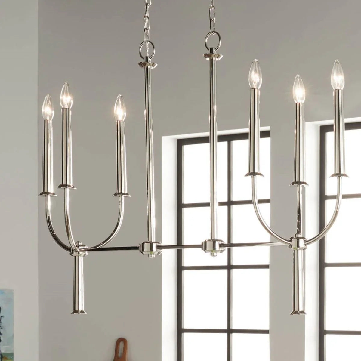 Florence 40" 6 Lights Chandelier - Bees Lighting