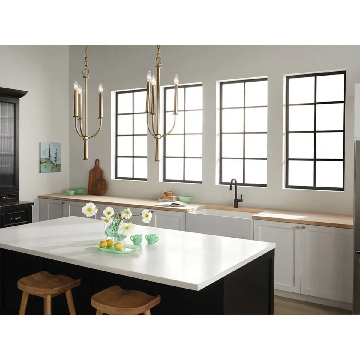 Florence 11" 3 Lights Pendant Light - Bees Lighting