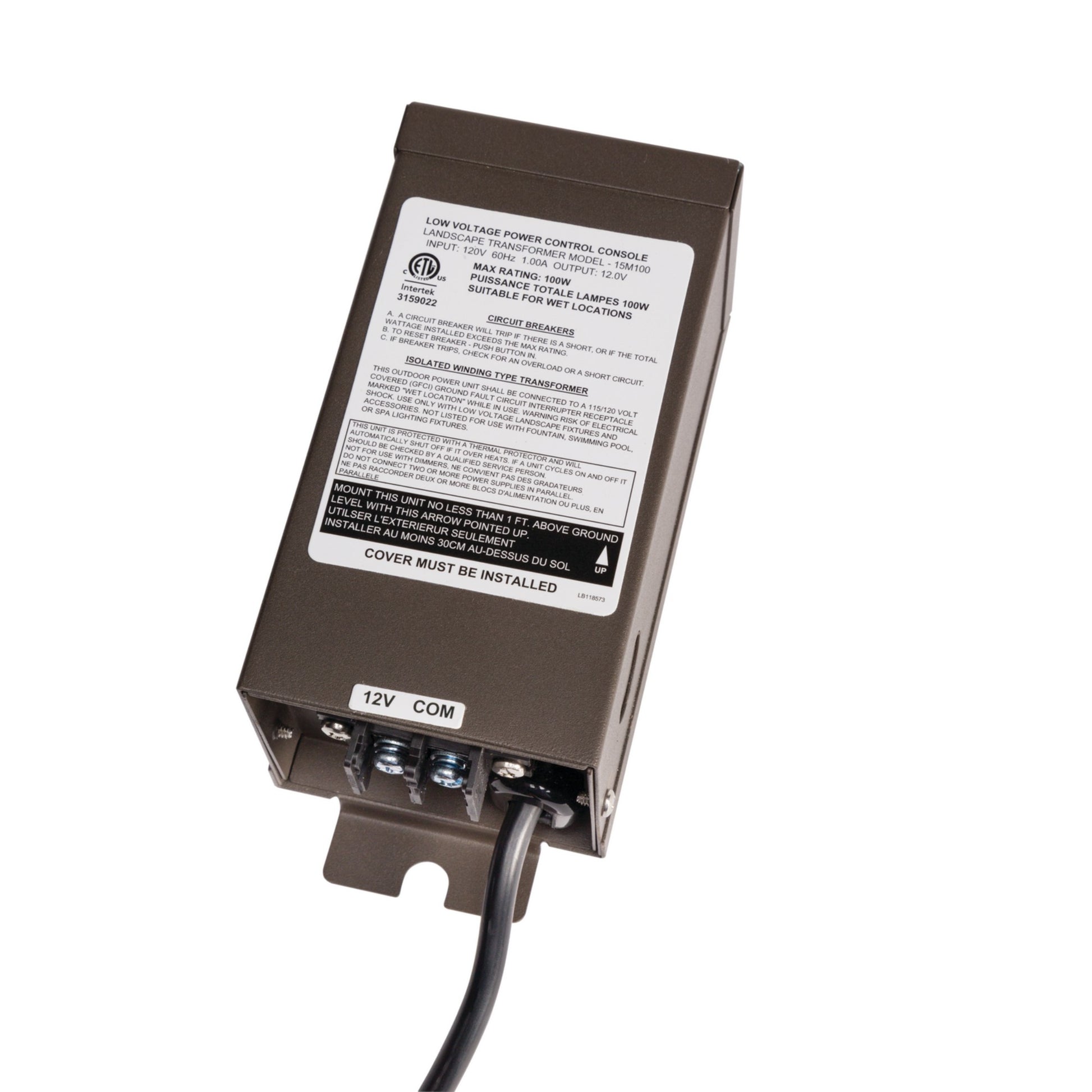 12V AC Landscape Transformer 100W - Bees Lighting