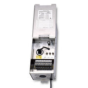 Stainless steel outdoor transformer with control panel and terminal connectors