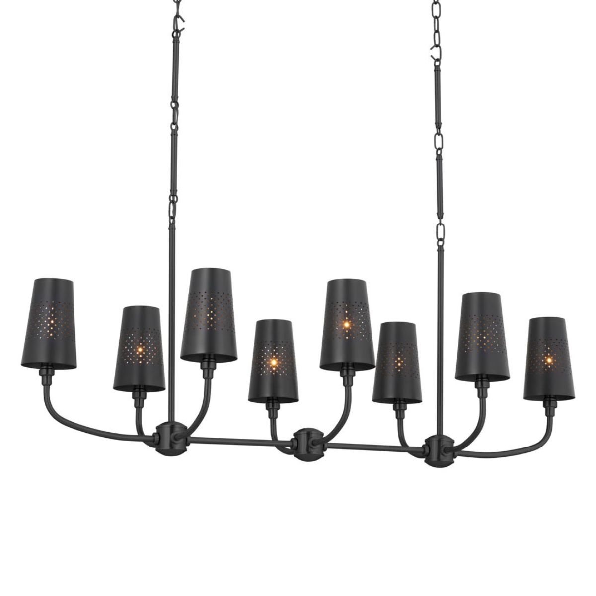 Adeena 47" 8 Lights Linear Chandelier - Bees Lighting