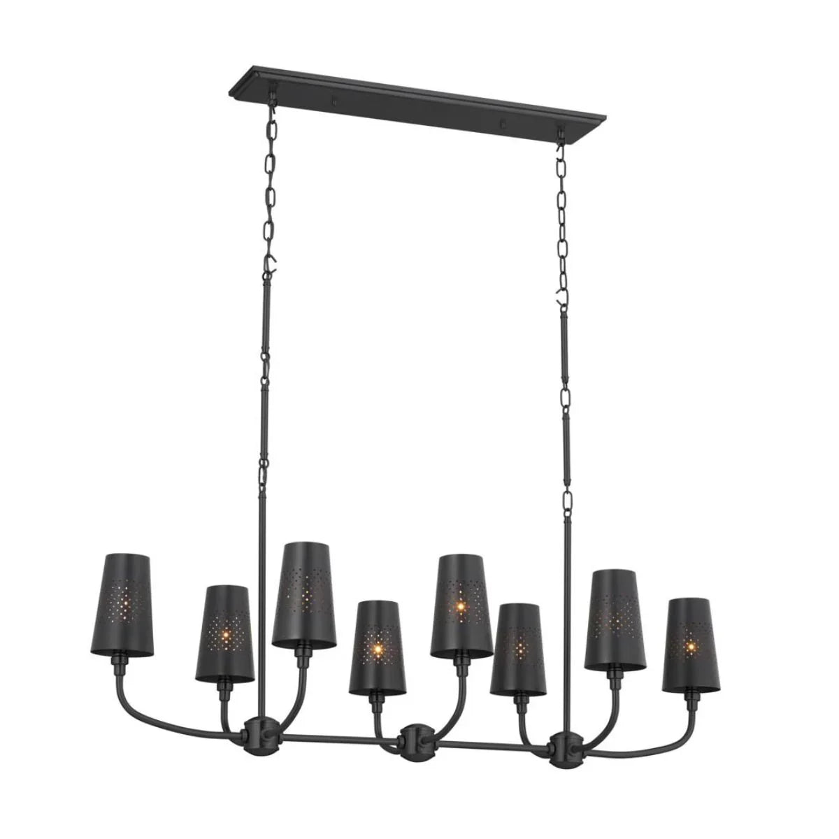 Adeena 47" 8 Lights Linear Chandelier - Bees Lighting