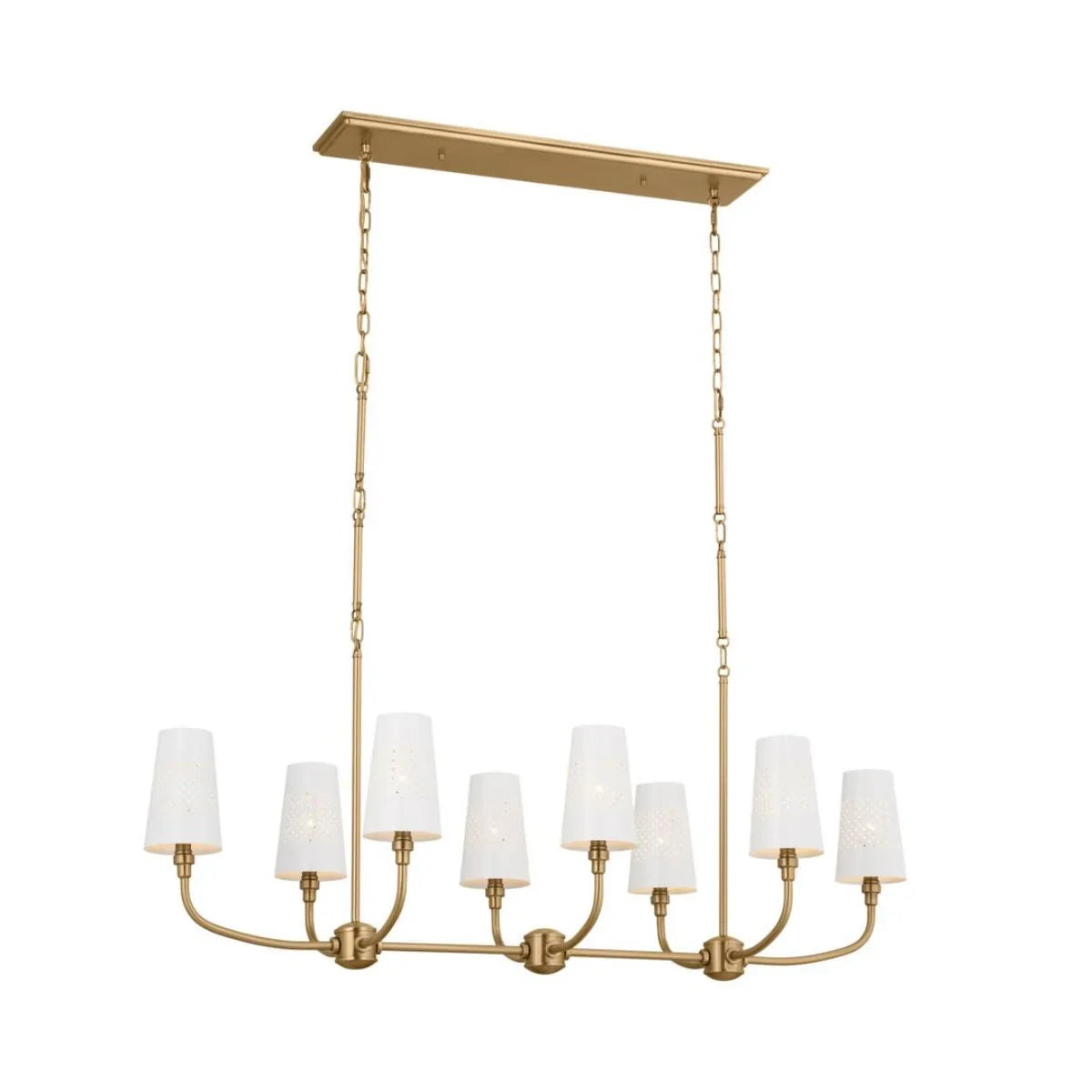 Adeena 47" 8 Lights Linear Chandelier - Bees Lighting