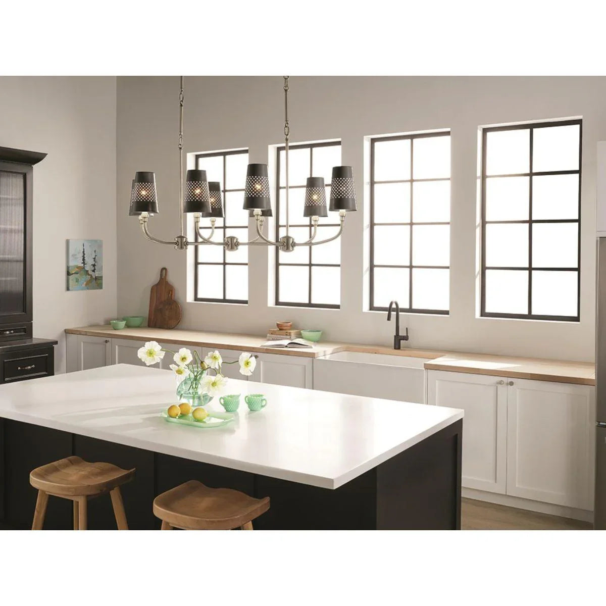 Adeena 47" 8 Lights Linear Chandelier - Bees Lighting