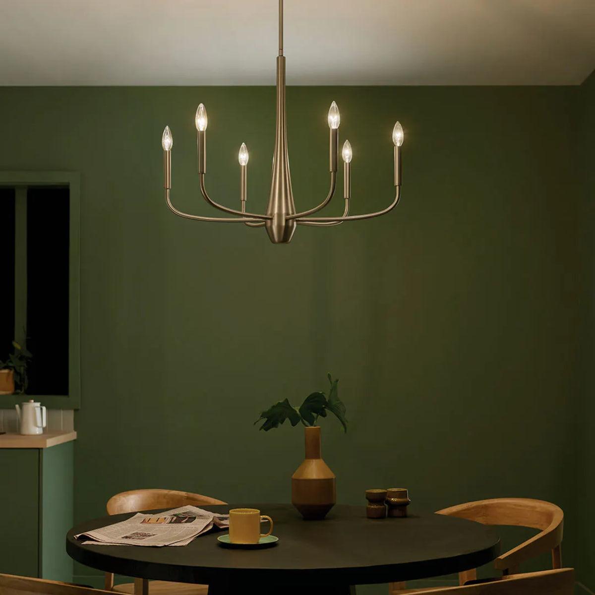 Deela 1-Tier Chandelier - Bees Lighting