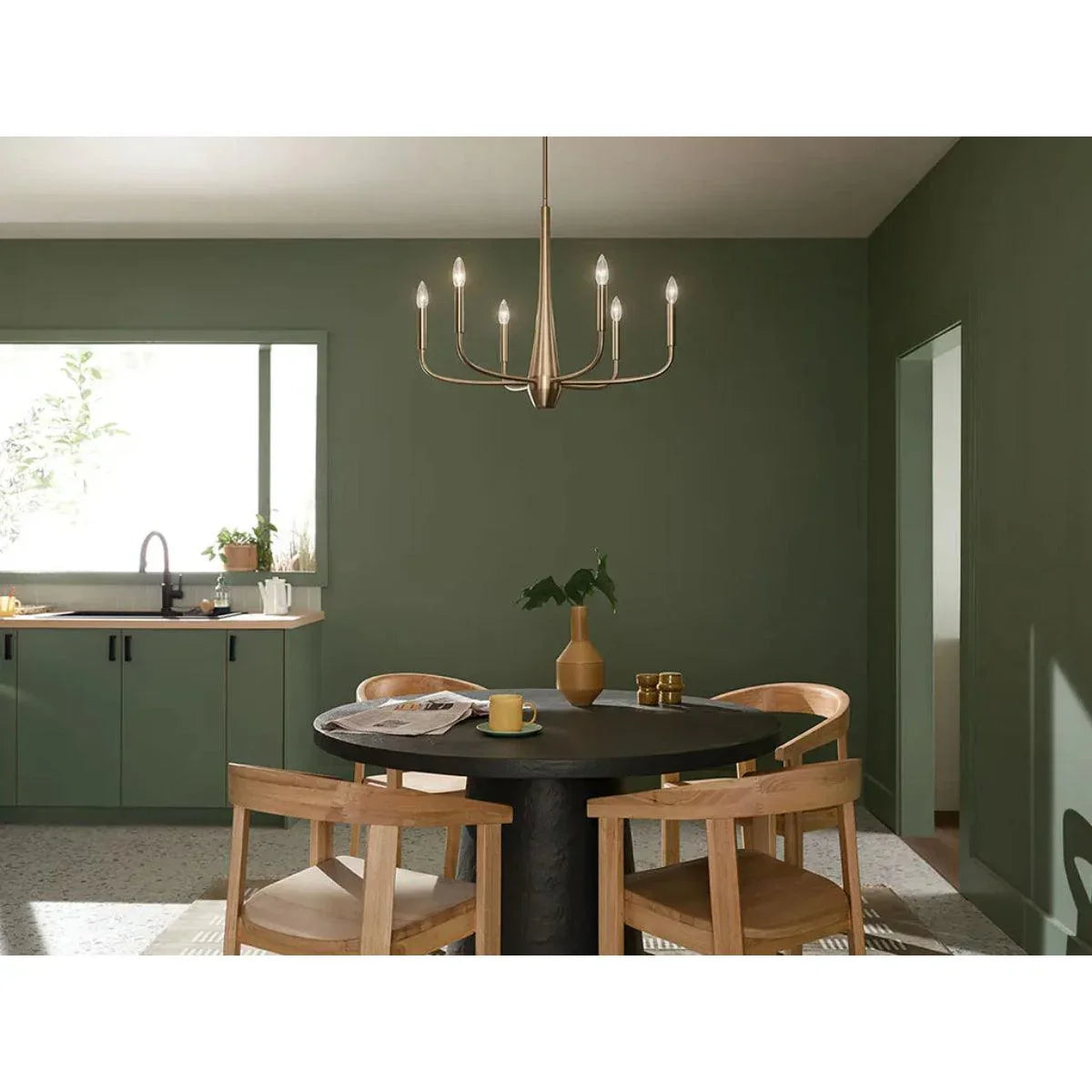 Deela 1-Tier Chandelier - Bees Lighting