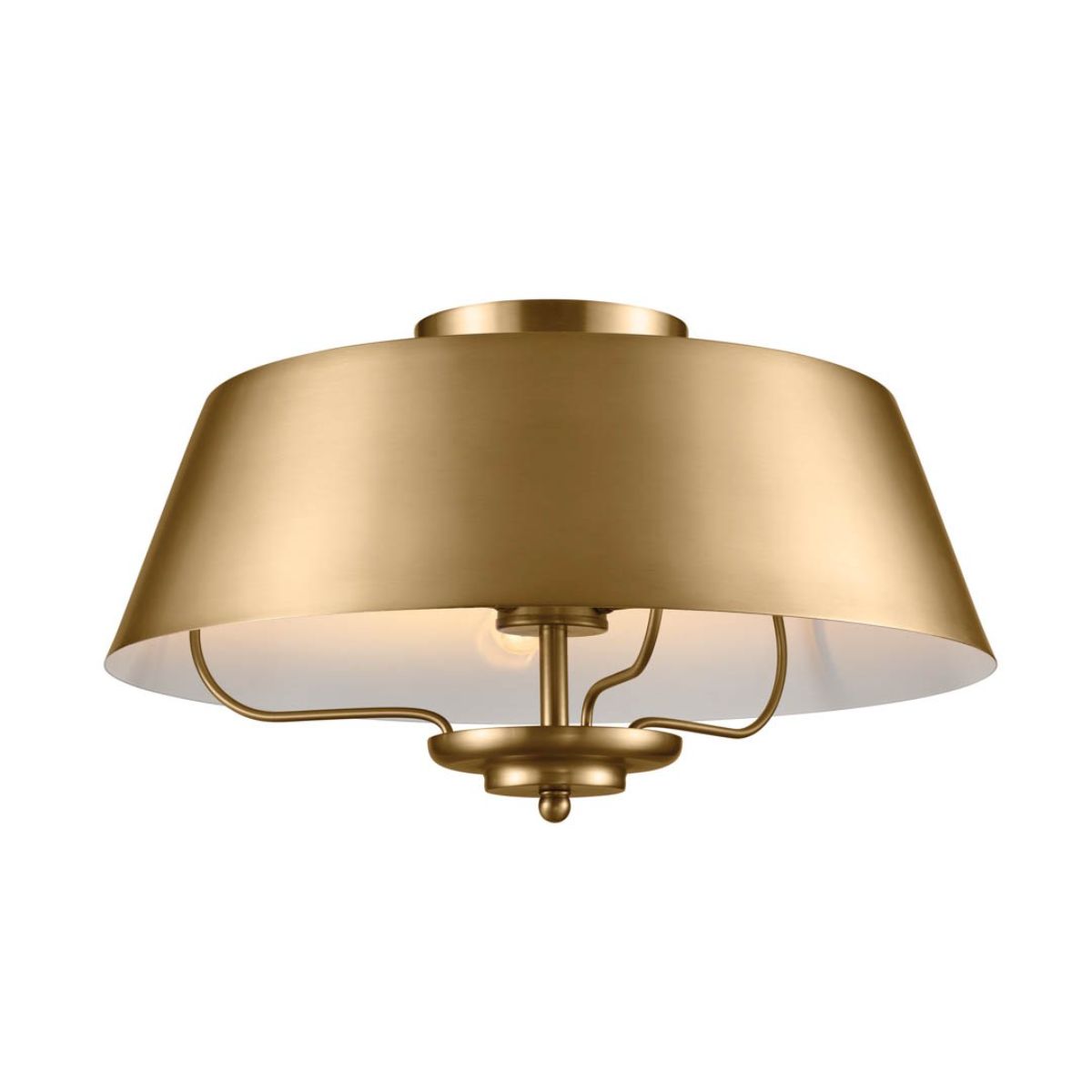 Luella 16 in. 3 Lights Convertible Pendant/Semi Flush Mount Light