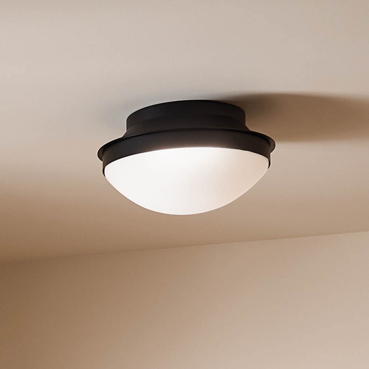 Bretta 14 in. 2 Lights Flush Mount Light Black Finish - Bees Lighting