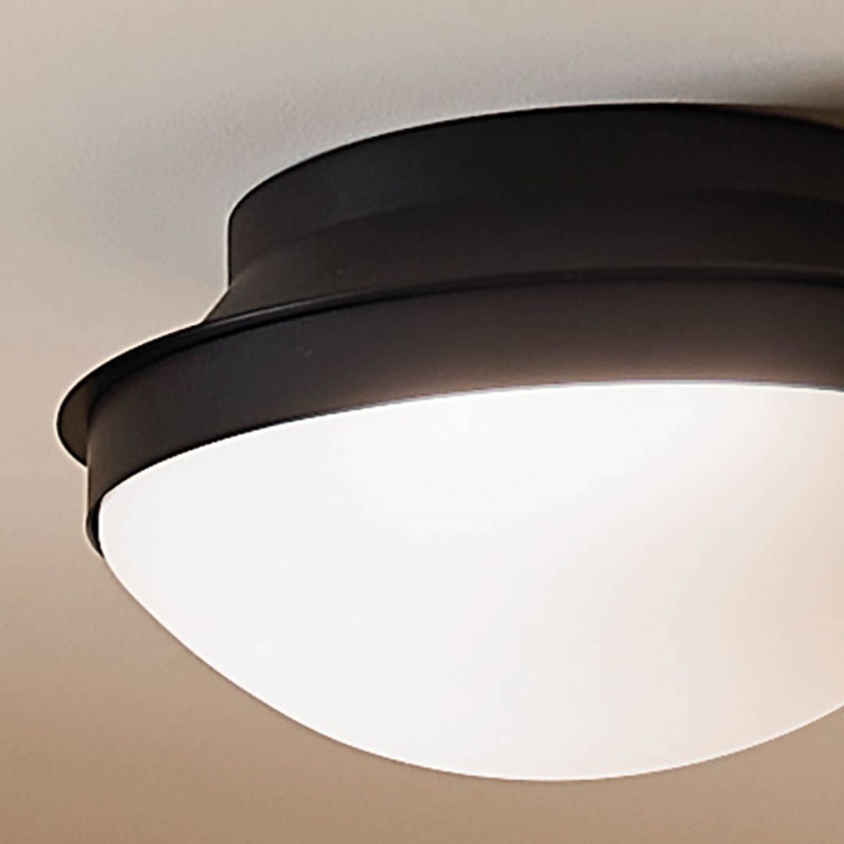 Bretta 14 in. 2 Lights Flush Mount Light Black Finish - Bees Lighting