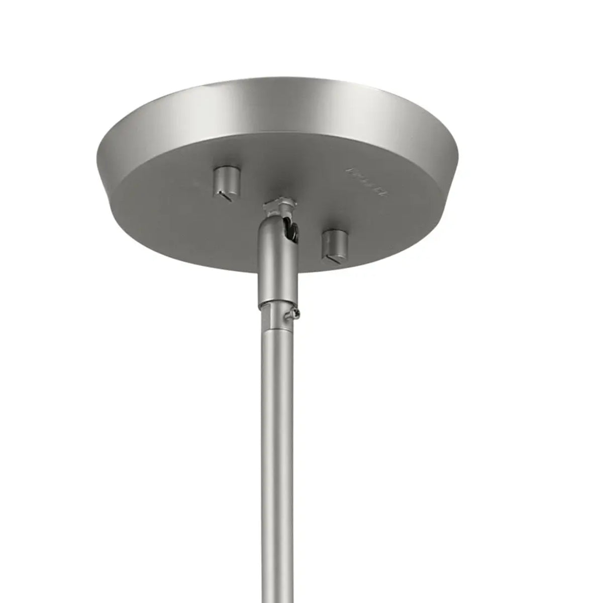 Arcus 39 in. 6 Lights Chandelier Satin Nickel Finish with Black shade - Bees Lighting