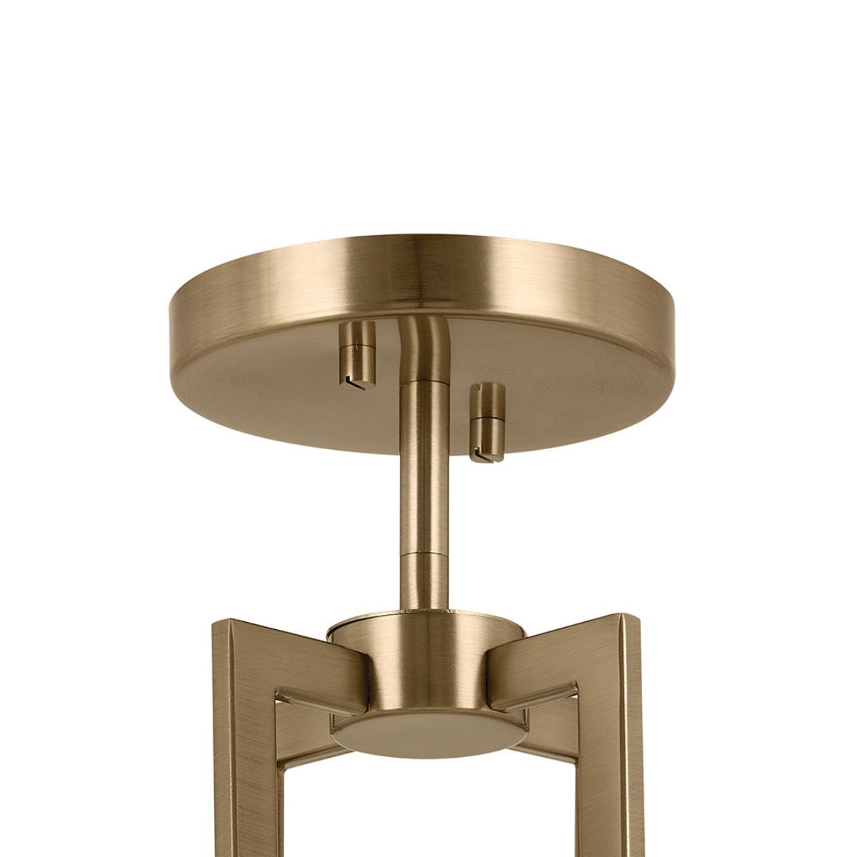 Malen 16 in. 4 Lights Semi-flush/Pendant Light Champagne Bronze Finish - Bees Lighting