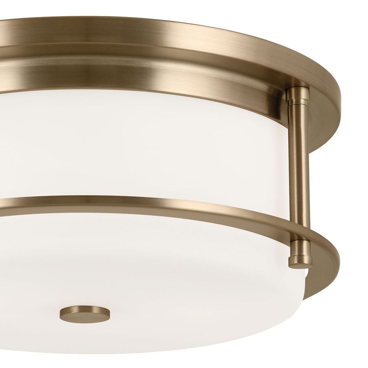 Brit 12 in. 2 Lights Flush Mount Light Champagne Bronze Finish - Bees Lighting