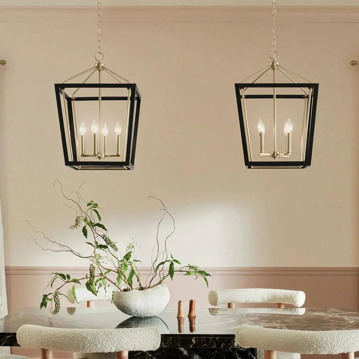 Delvin 4-Light Pendant Light - Bees Lighting