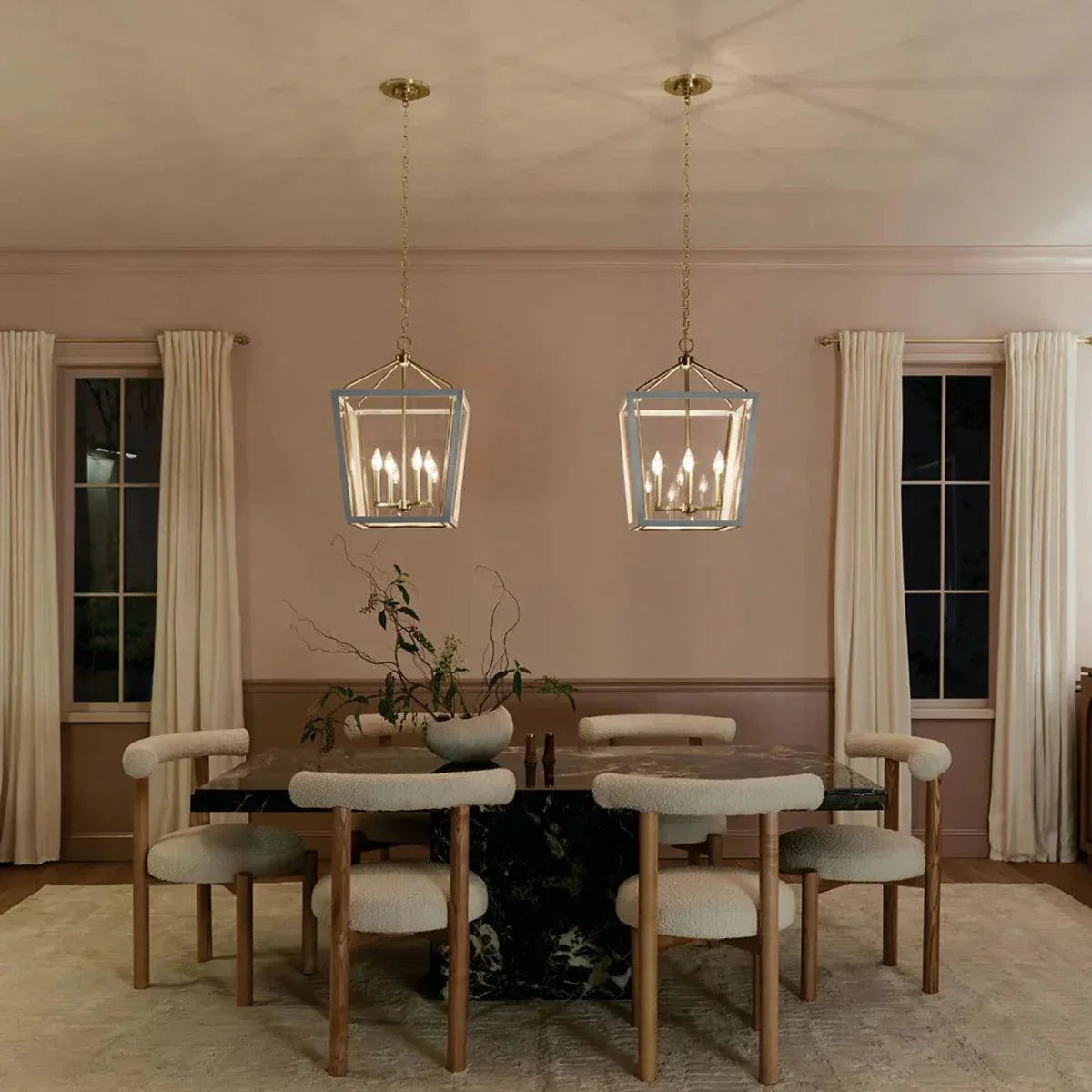Delvin 4-Light Pendant Light - Bees Lighting