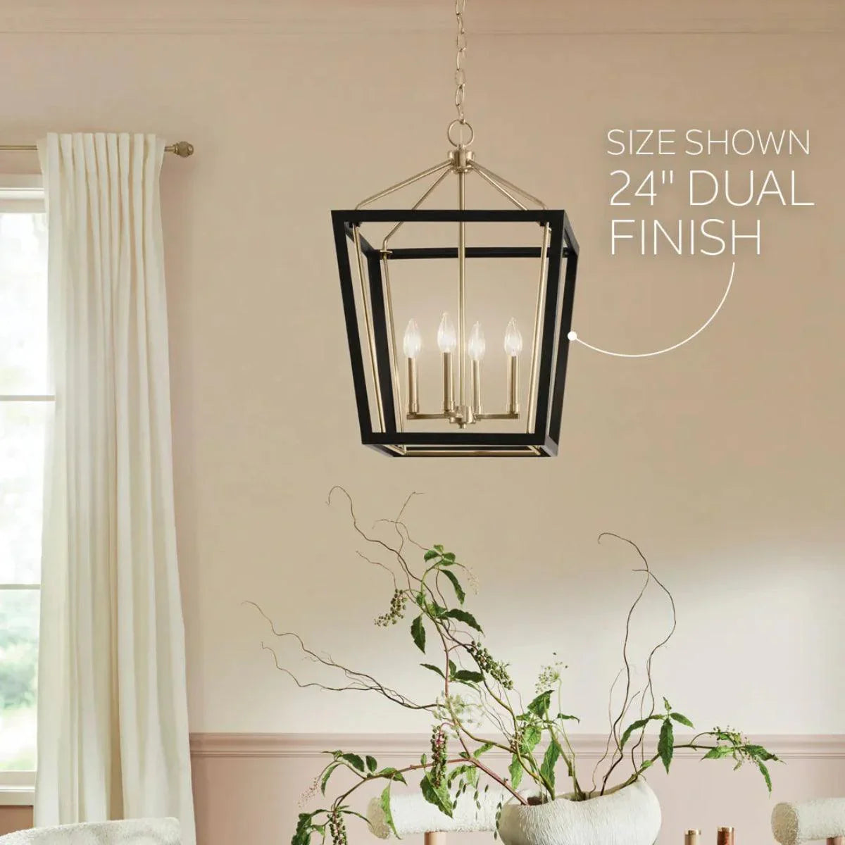 Delvin 4-Light Pendant Light - Bees Lighting