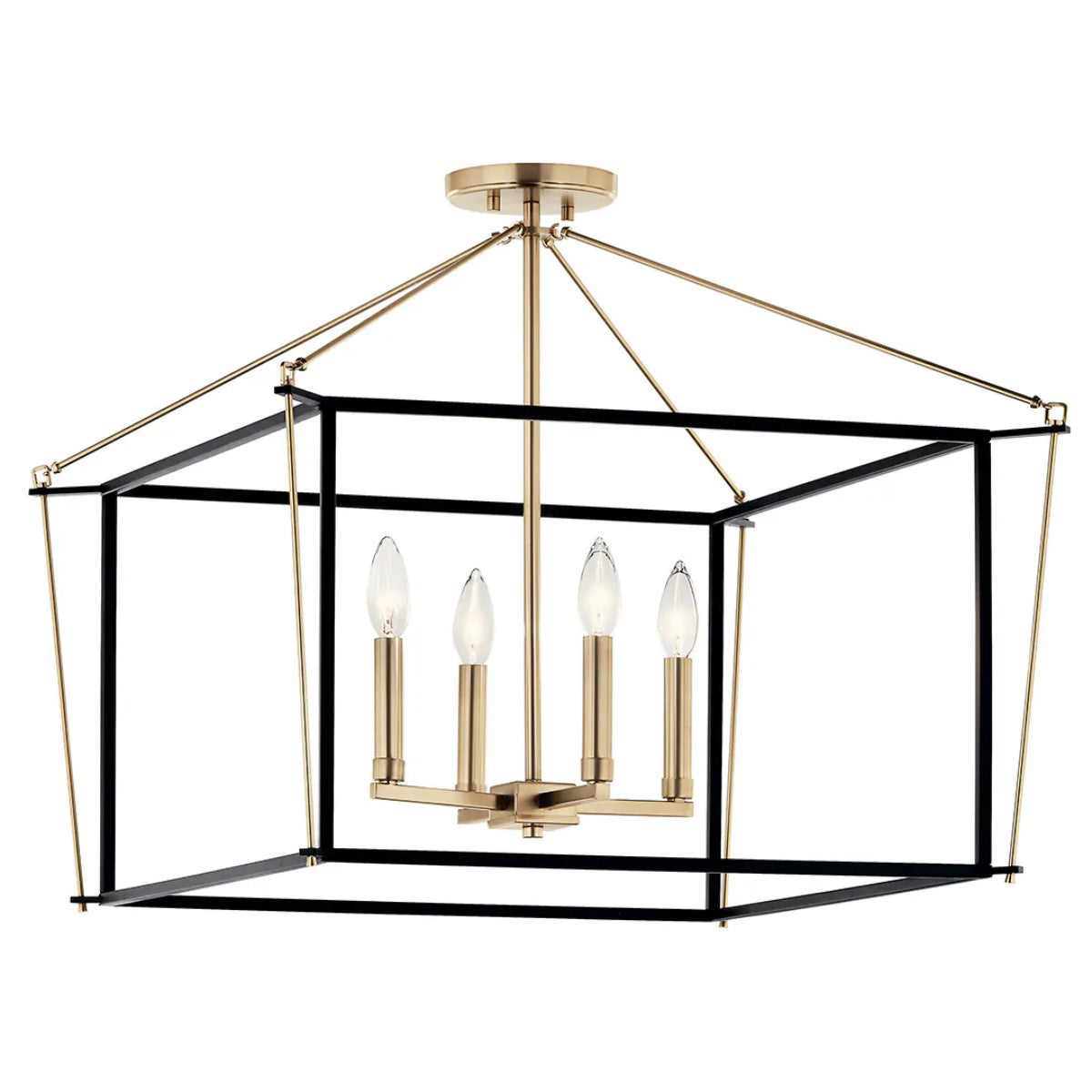 Eisley 4-Light Semi-Flush Mount Light