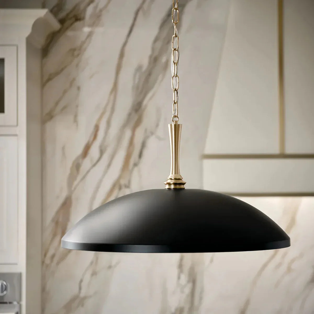 Delarosa Pendant Light with Metal Dome - Bees Lighting