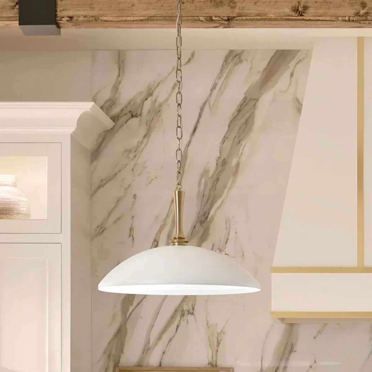 Delarosa Pendant Light with Metal Dome - Bees Lighting