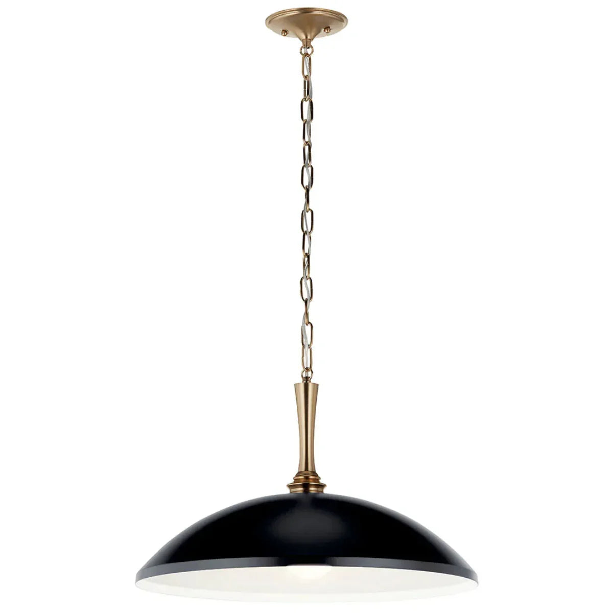 Delarosa Pendant Light with Metal Dome - Bees Lighting