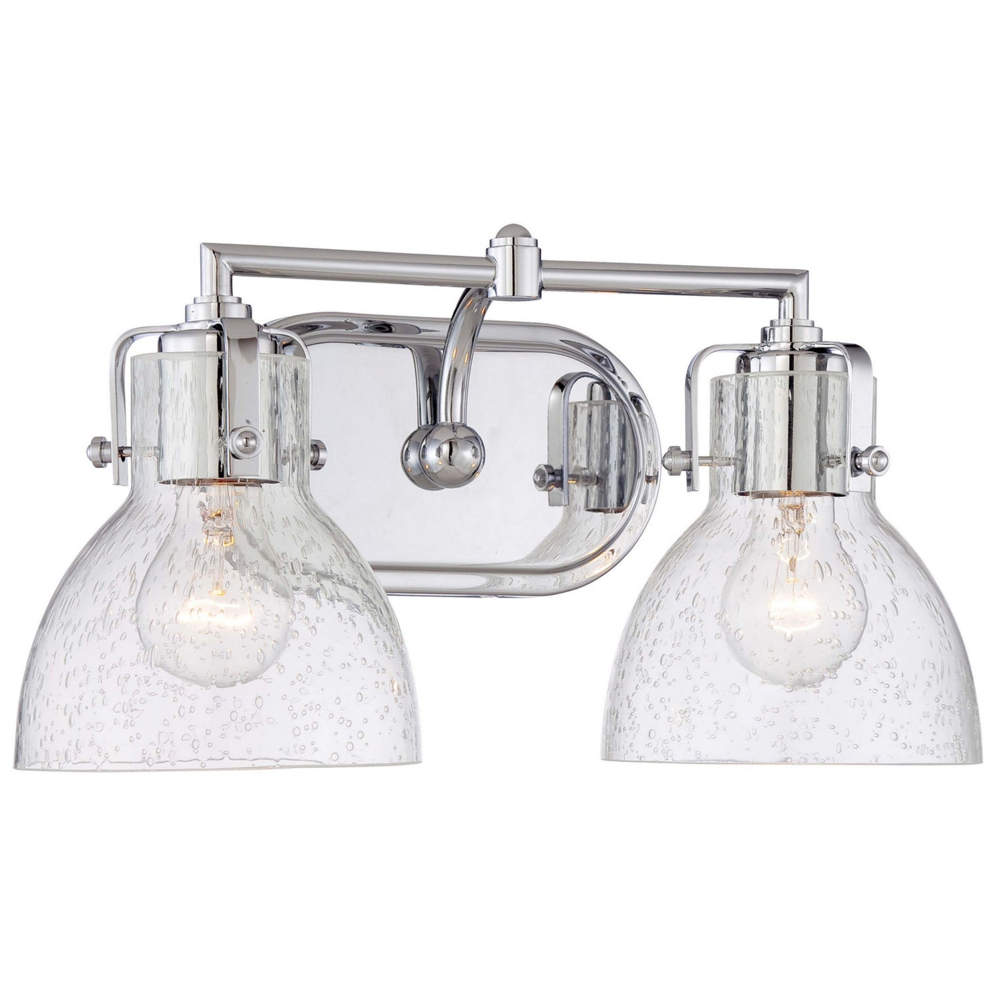 16" 2-Light Bath Vanity, Chrome Finish - Bees Lighting