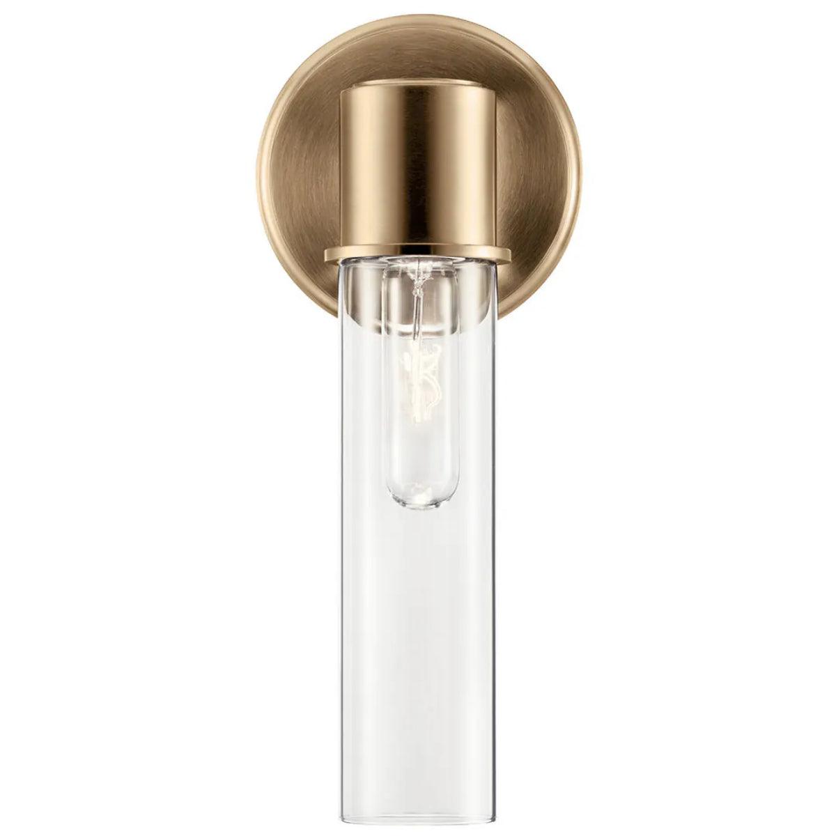 Aviv 13" 1-Light Wall Sconce, Bronze Finish - Bees Lighting