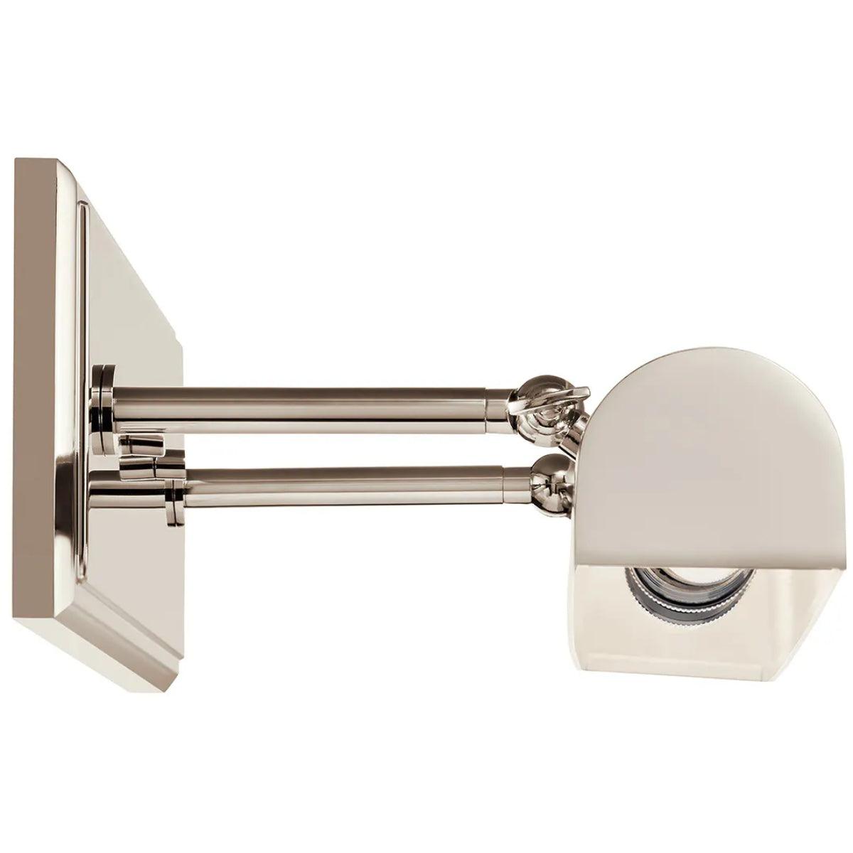 Carston 18" 2-Lights Picture Light, Polished Nickel Finish - Bees Lighting