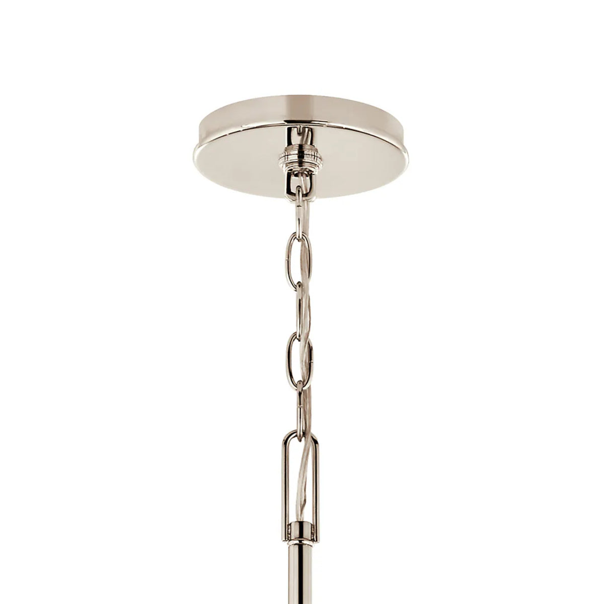Malene 45" 8-Light Chandelier, Polished nickel Finish - Bees Lighting