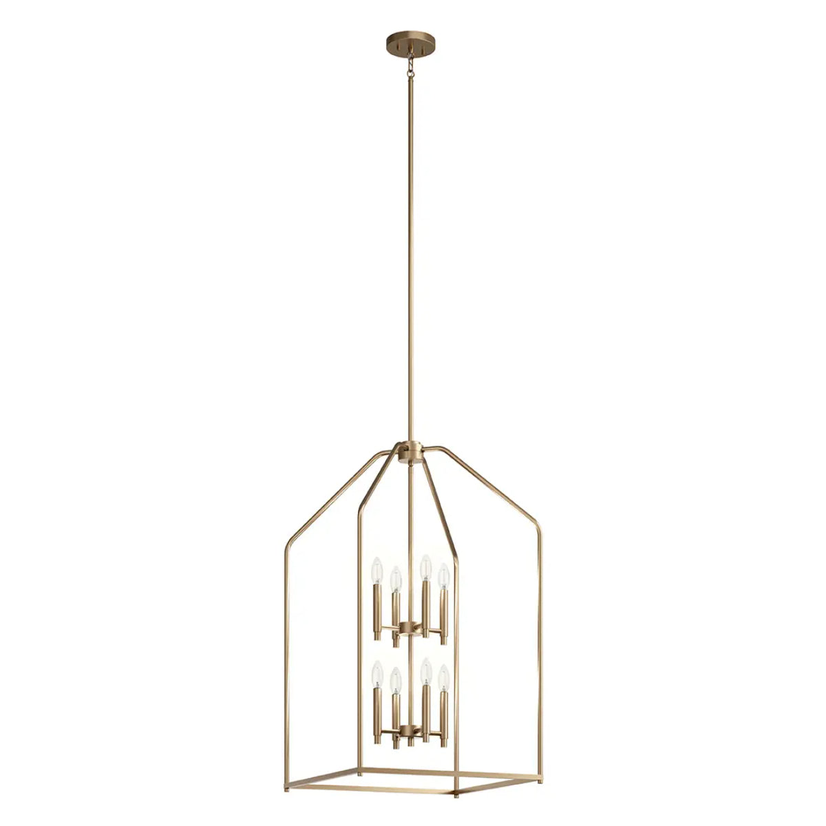 Madden 20" 8-Light Pendant Light, Champagne Bronze Finish - Bees Lighting