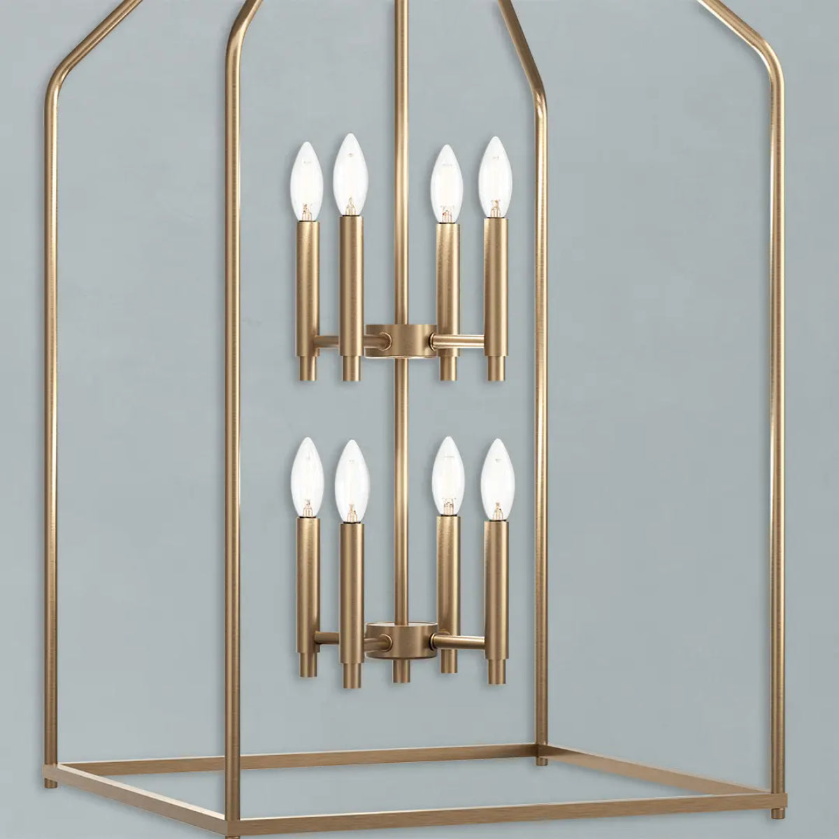 Madden 20" 8-Light Pendant Light, Champagne Bronze Finish - Bees Lighting