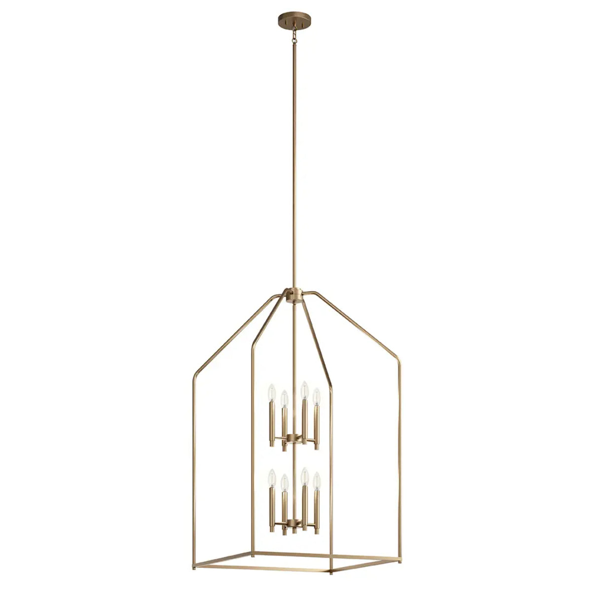 Madden 24" 8-Light Pendant Light, Champagne Bronze Finish - Bees Lighting