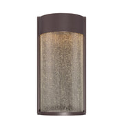 Rain 12" LED Outdoor Wall Sconce, Bronze Finish - Bees Lighting