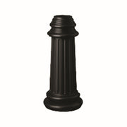 Outdoor Essentials 18 in. Aluminum Lamp Post Base Black Finish - Bees Lighting