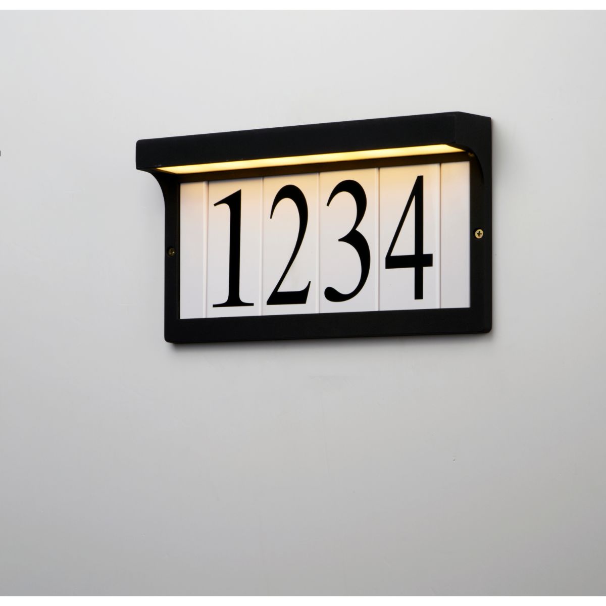 Address 13" LED Lights frame 160 Lumens 3000K Black Finish - Bees Lighting