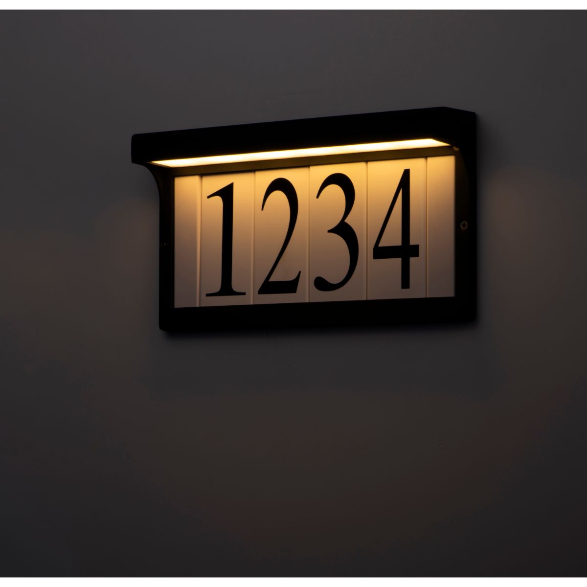 Address 13" LED Lights frame 160 Lumens 3000K Black Finish - Bees Lighting