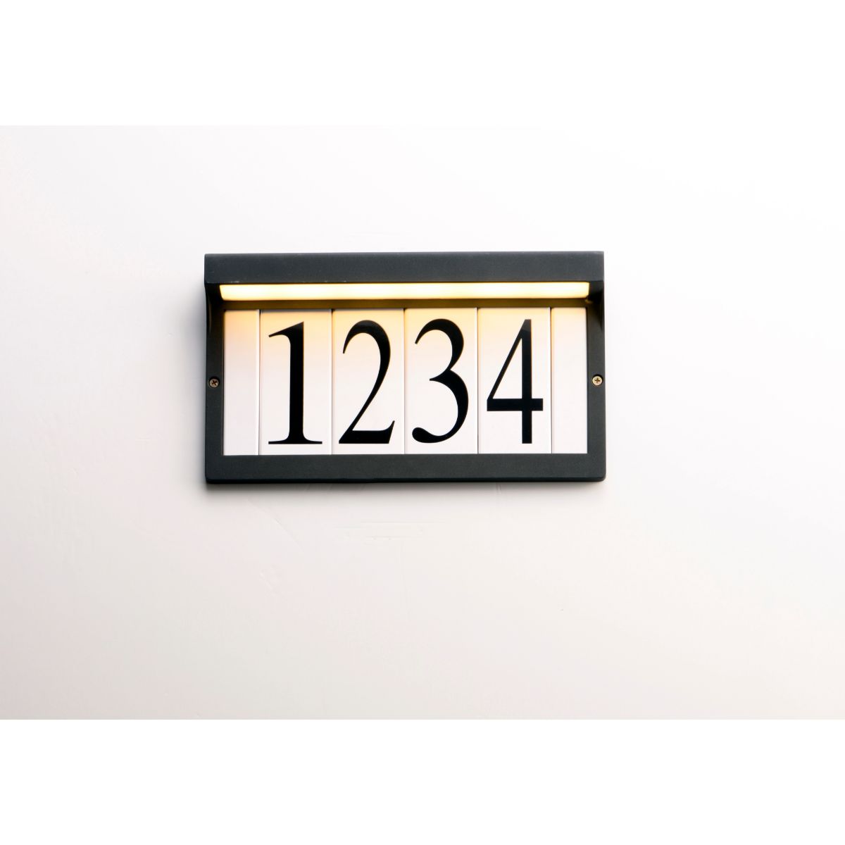 Address 13" LED Lights frame 160 Lumens 3000K Black Finish - Bees Lighting