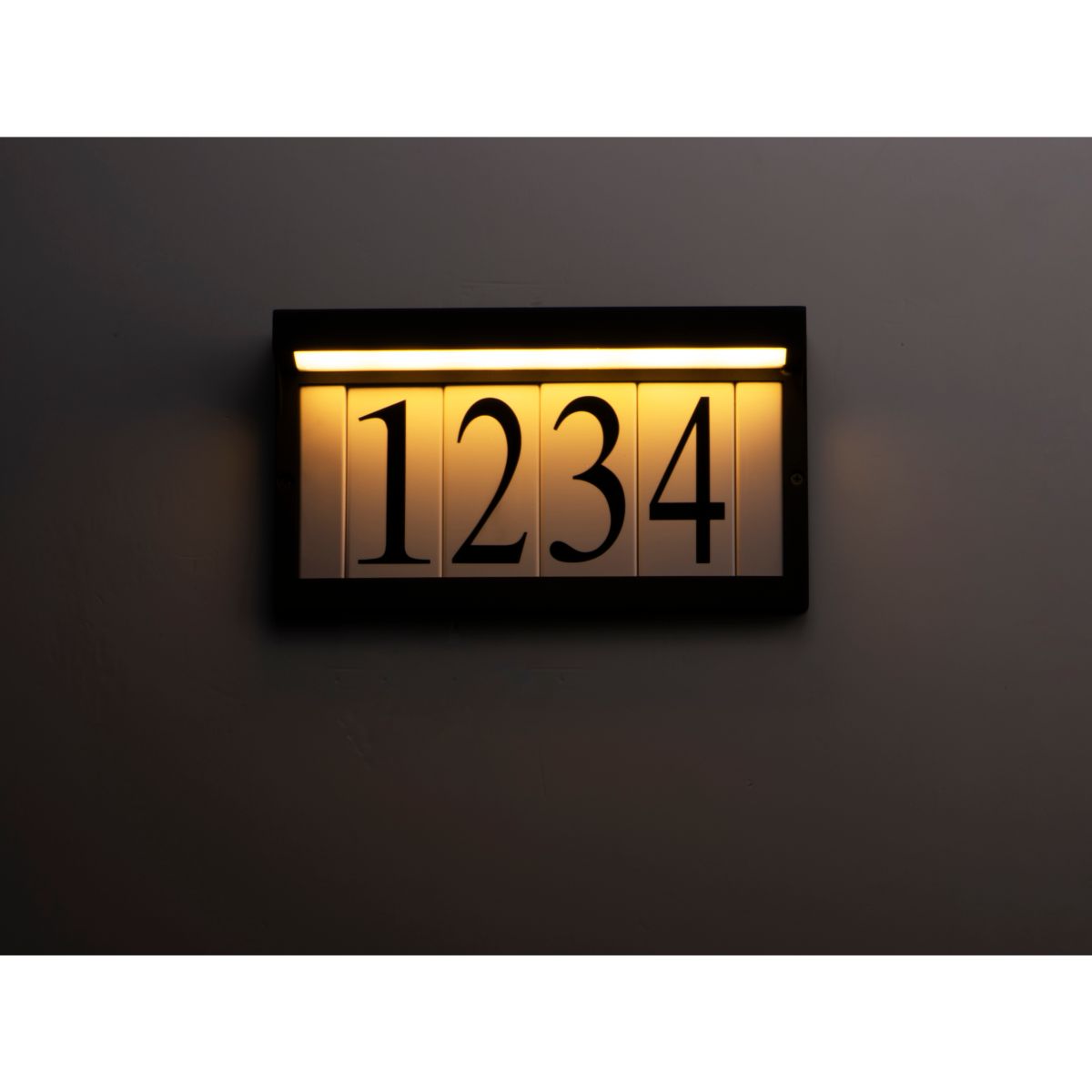 Address 13" LED Lights frame 160 Lumens 3000K Black Finish - Bees Lighting