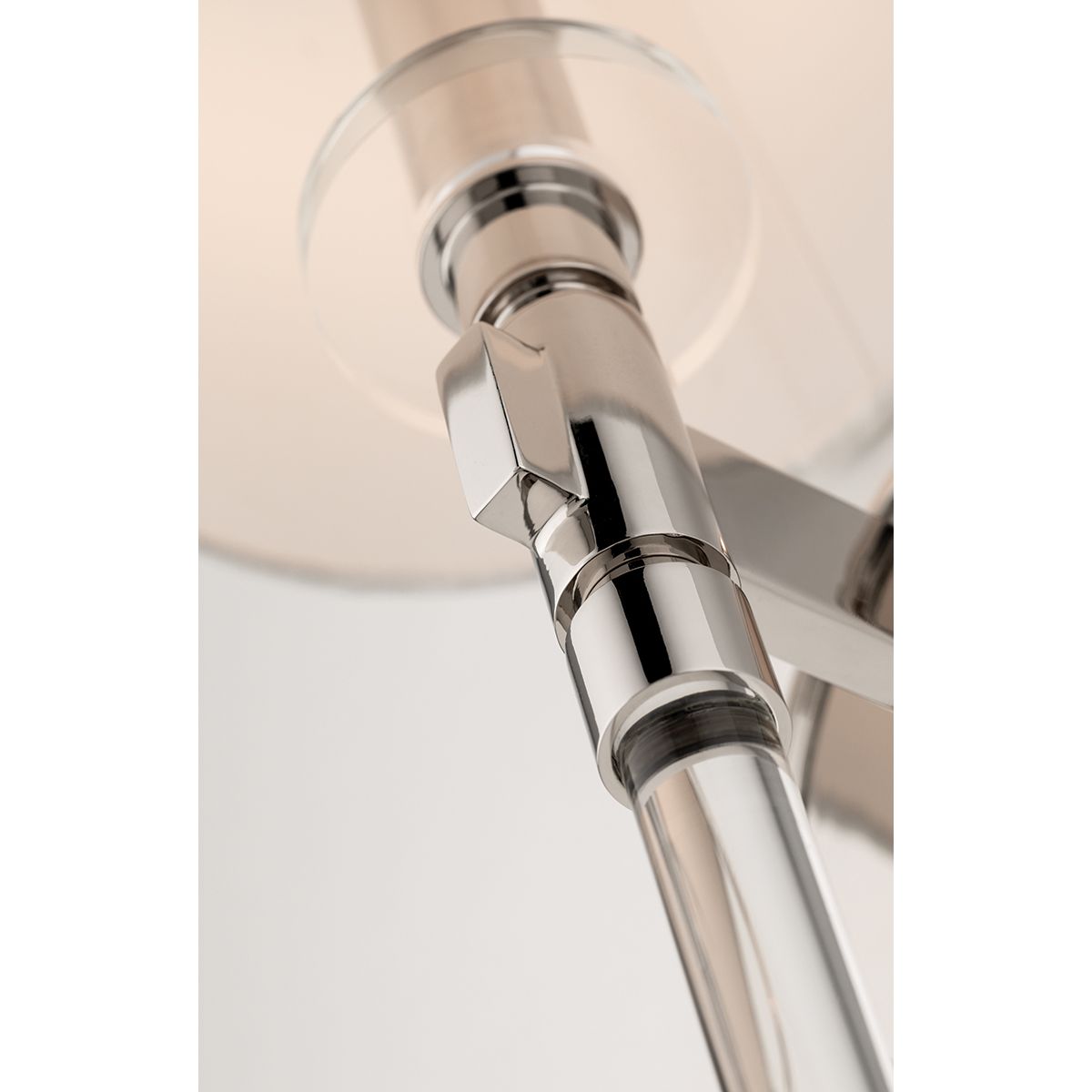 Blixen 21 in. Armed Sconce Polished Nickel finish - Bees Lighting