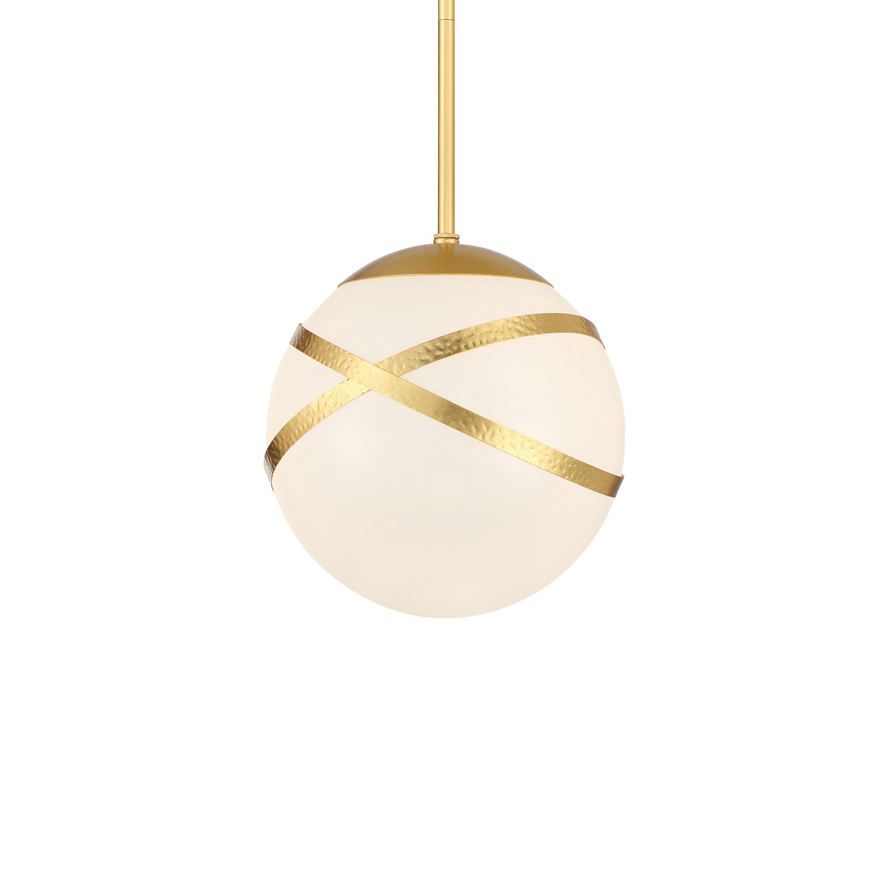 Batignolles 10" 1 Light Pendant Light Brass Finish - Bees Lighting