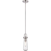 Beaker 5" Mini Pendant, Brushed Nickel Finish - Bees Lighting