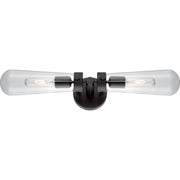 Beaker 24" 2-Light Wall Sconce, Aged Bronze Finish - Bees Lighting